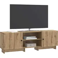vidaXL Meuble TV 150 x 31 x 50 cm en bois d'ingénierie « chêne artisan »