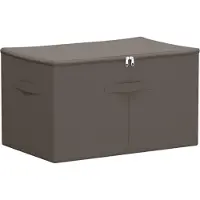 vidaXL Boîte de rangement Gris 60 x 43 x 35 cm Tissu intissé
