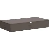 vidaXL Boîte de rangement en feutre, 100 x 50 x 18 cm, 90 litres, gris