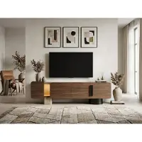 JVmoebel Meuble TV bas moderne au design élégant et doté d'une surface de rangement pratique
