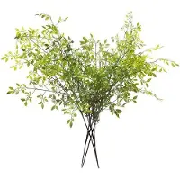 OEM Branches de nandina vertes, 110 cm, lot de 4, pour la décoration de vases