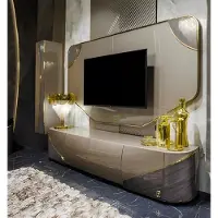 AEA Meuble TV moderne beige - Meuble TV design - Meubles de luxe