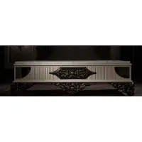 AEA Table basse de style baroque aux formes opulentes et à l'élégance luxueuse