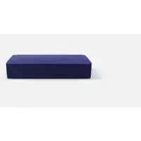 AEA Table basse moderne bleue, style minimaliste, tissu hydrofuge
