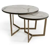 Xl Moebel Gmbh 2 tables basses modernes au design raffiné et à l'allure élégante