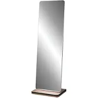 AEA Miroir sur pied minimaliste, doté d'un socle élégant et d'une forme épurée