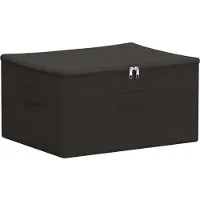 vidaXL Boîte de rangement en tissu non tissé, 43 x 34 x 23 cm, 33,6 L, anthracite