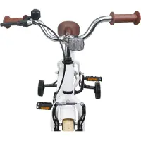 vidaXL Vélo pour enfant 12 pouces, pour les 2-4 ans, blanc