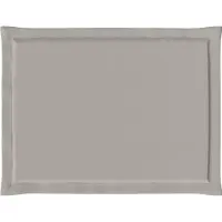 vidaXL Coussins De Siège 2 Pcs Gris Clair 47 X 36 X 2 Cm Polyester