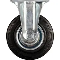 VOREL Roue fixe en caoutchouc 150kg 200/46/235mm