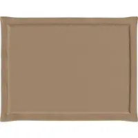 vidaXL Coussins De Siège 4 Pcs Taupe 47 X 36 X 2 Cm Polyester