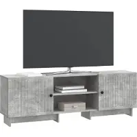 vidaXL Meuble TV , gris béton, 150 x 31 x 50 cm, aggloméré