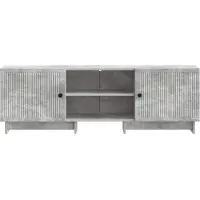 vidaXL Meuble TV 150 x 31 x 50 cm, gris béton, aggloméré