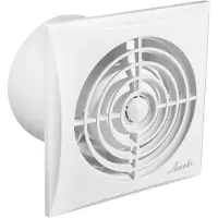 Awenta Ventilateur de Salle de Bain - Blanc - 100 mm - 102 m3/h - 30 dB - Montage Mural/Plafond