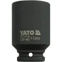 YATO Douille longue à choc hexagonale - - 3/4'' - 41 mm - Hexagonale - Robuste - Pour usage intensif