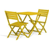 DCB Groupe Ensemble repas de jardin carré en aluminium