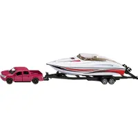Ryhmä Hau Voiture av. Bateau - Ford F150 av. Bateau à moteur - 1:55 - - - UneTaille - Voiture