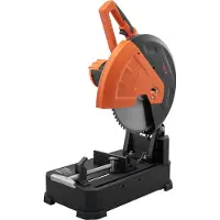 Vevor Tronçonneuse à Métaux de 35,5 cm Scie à Onglet Métaux 0-45 Degrés 2800 W 1200 tr/min Scie à Tronçonner avec Lame en Inox et Alliage Céramique Découpe Froide pour Barres d'Armature Alu Atelier