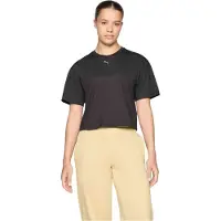 Puma T-shirt fonctionnel 'Cloudspun' gris foncé / noir