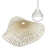 Lumisky Suspension Nomade Bambou Bois D50cm