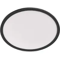 Emos Applique/plafonnier à LED FLORI, ronde, blanc neutre 4000 K, 2200 lm, 22 W (au lieu de 150 W ampoule), pour l'intérieur, Ø 42 cm, noir