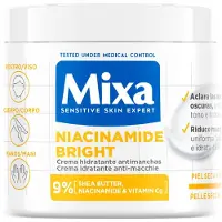 Mixa Crème corporelle illuminatrice et hydratante à la niacinamide 400 ml
