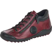 Remonte bottine femme semelle flexible et amortissante avec fermeture éclair R1477, Taille:39 EU, Couleur:Rouge