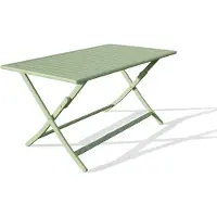 DCB Groupe Table de jardin pliante en aluminium