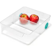 Joseph Joseph Organiseur de réfrigérateur , FridgeStore XL, avec poignée et roulettes, noir