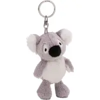 Magni Unisexe, Porte-clés, NICI Schlüsselanhänger Koala Berry 10cm, Multicolore, Blanc, Gris