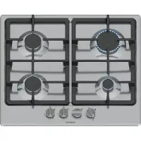 Siemens EG6B5PK90 Plaque de cuisson Noir Acier inoxydable Encastrée 60 cm Gaz 4 zones s
