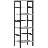 vidaXL Étagère Gris Sonoma 40 x 29,5 x 115 cm Bois d'ingénierie