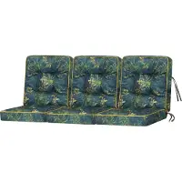 Stanislaw Jurga HOBBYGARDEN Coussin de balançoire Venus Coussin de banc Garden Coussin de balançoire Coussins de banc Coussin balançoire hollywoodienne Balançoire Banc Vert Prairie 180 cm