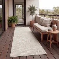 Paco Home Tapis d'extérieur Résistant aux intempéries Balcon Salon Scandinave Boho Unicolore Taille 80x150 cm