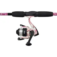 Mitchell Tanager Pink Camo Ii Spinning Combo Rose 2.12 m / 7-20 g