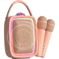 Mobility On Board Enceinte et Karaoke lumineuse Singy Party - Rose