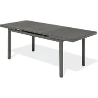 DCB Groupe Table en alu et spraystone avec rallonge automatiquee