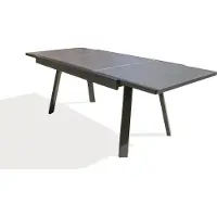 DCB Groupe Table de jardin 8 places en aluminium