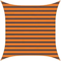 vidaXL Voile D'ombre Extérieure Orange Et Marron 2 X 2 M