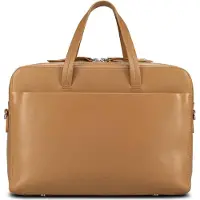 Jost Porte-documents 'Arva' cognac