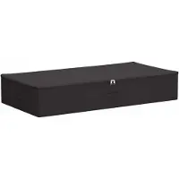vidaXL Boîte de rangement en tissu non tissé, 100 x 50 x 18 cm, 90 litres, anthracite