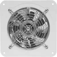 StarTech.com Ventilateur d'extraction - Ventilateur en métal de 15 cm - Ventilateur pour cuisine et salle de bain - Montage mural ou au plafond - Argenté