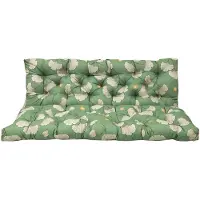 StarTech.com Coussins pour balancelle - Coussins d'assise et de dossier - Imperméables - Rembourrage en fibres creuses 7D - Amovibles et lavables - Polyester - 100 x 100 cm - Vert ginkgo