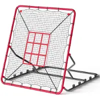 StarTech.com Filet de rebond - Filet d'entraînement pour enfants - Angles réglables - Pliable et portable - Football, baseball et softball - Entraînement à la réception et aux passes