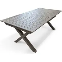 DCB Groupe Table de jardin en aluminium