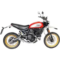 Leovince Lv-10 Ducati Scrambler 803 Abs 17-23 Not Homologated Slip On Muffler Argenté Not Homologated