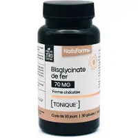 Nat & Form Nat&Form Bisglycinate de fer en gélules 30 pc(s) Capsule(S)