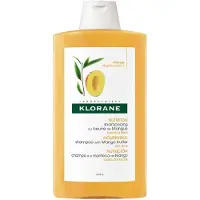 Klorane Shampooing nourrissant au beurre de mangue pour cheveux secs, 400 ml,