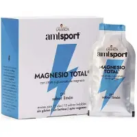 Amlsport Total Magnesium Energy Gels Box Lemon 20ml 12 Units Multicolore