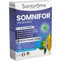 Santarome Somnifor Sommeil Mélatonine Endormissement Facilité 20 pc(s) Ampoule(S)